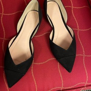 J.Crew woman’s Sadie flats, size 10, black suede.